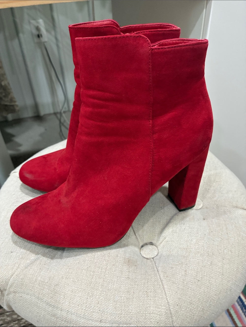 Baxboo Faux suede booties